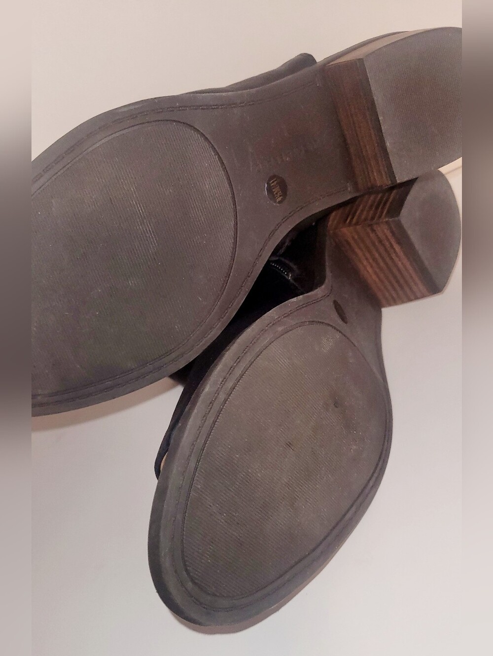 Lucky Brand LK Baaka Open-Toe Leather Booties - Picture 6 of 8